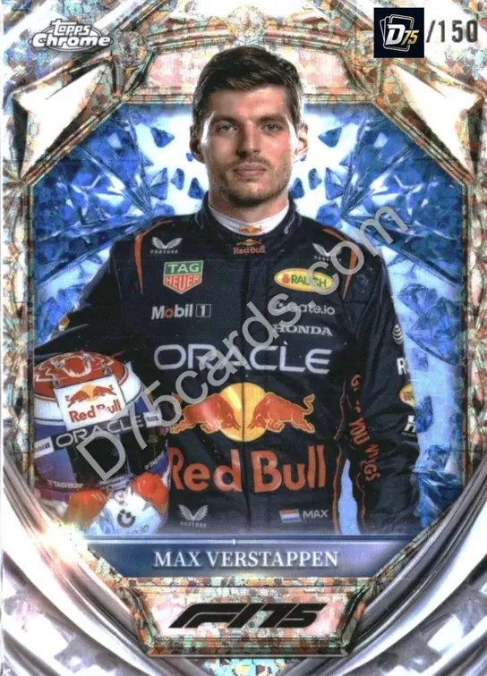 1 Max Verstappen Blue Mini-Diamond Refractor /150