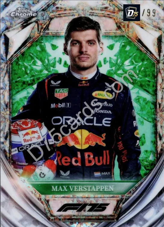 1 Max Verstappen Green Mini-Diamond Refractor /99