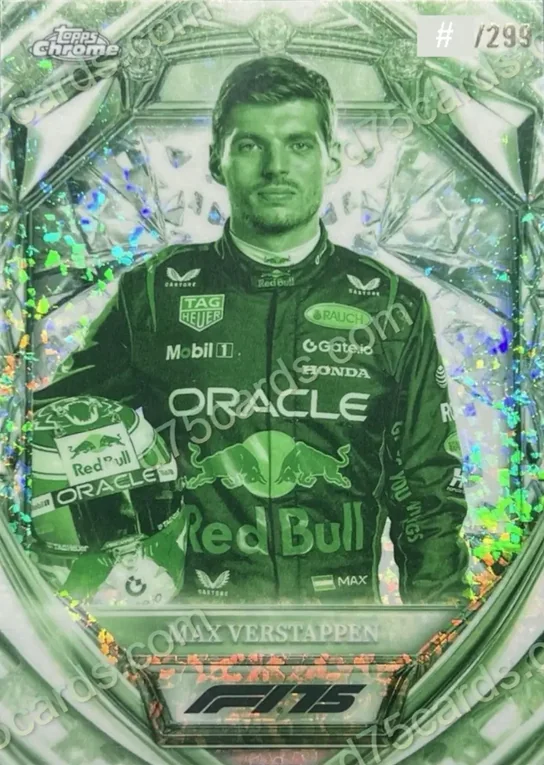 1 Max Verstappen Night Vision Mini-Diamond Refractor /299