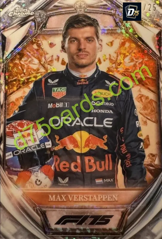 1 Max Verstappen Orange Mini-Diamond Refractor /25