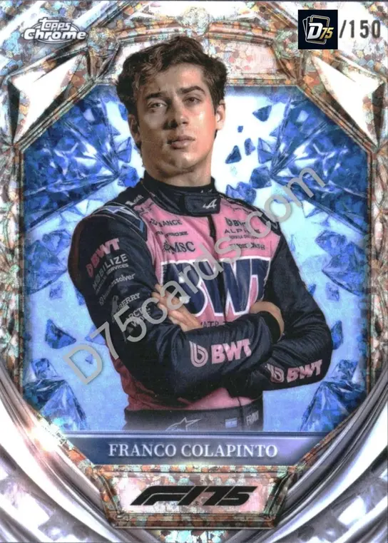 15 Franco Colapinto Blue Mini-Diamond Refractor /150