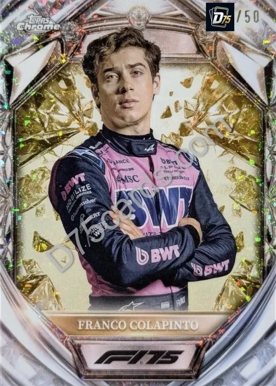 15 Franco Colapinto Gold Mini-Diamond Refractor /50