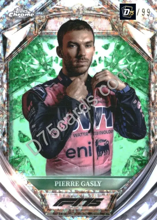 16 Pierre Gasly Green Mini-Diamond Refractor /99
