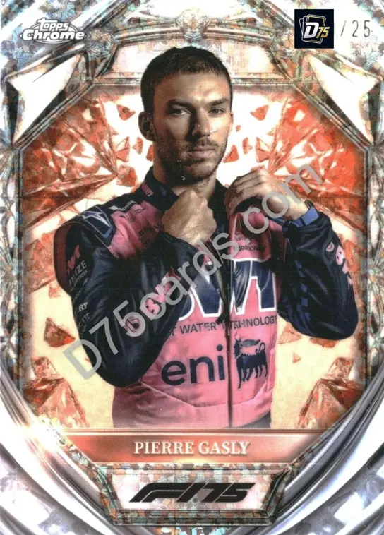 16 Pierre Gasly Orange Mini-Diamond Refractor /25