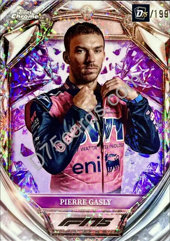 16 Pierre Gasly Purple Mini-Diamond Refractor /199