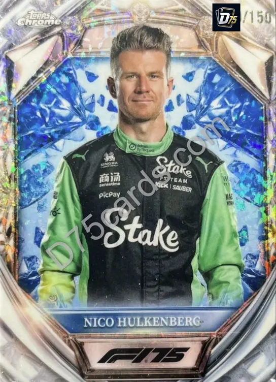 19 Nico Hulkenberg Blue Mini-Diamond Refractor /150