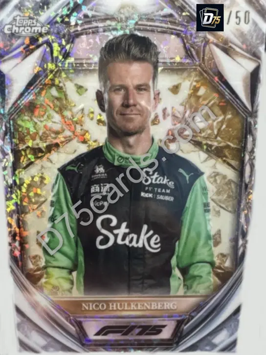 19 Nico Hulkenberg Gold Mini-Diamond Refractor /50