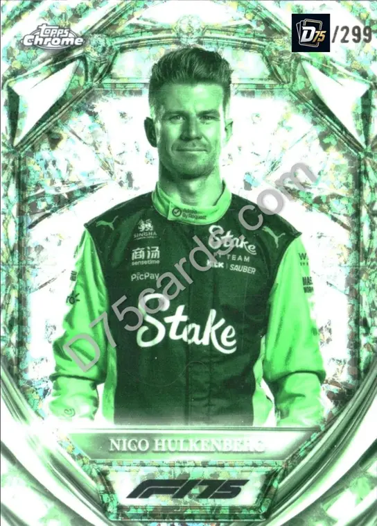 19 Nico Hulkenberg Night Vision Mini-Diamond Refractor /299