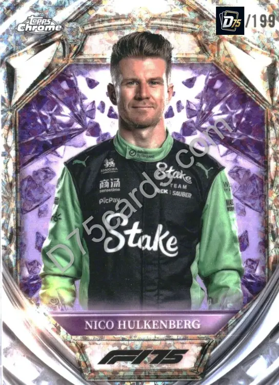 19 Nico Hulkenberg Purple Mini-Diamond Refractor /199