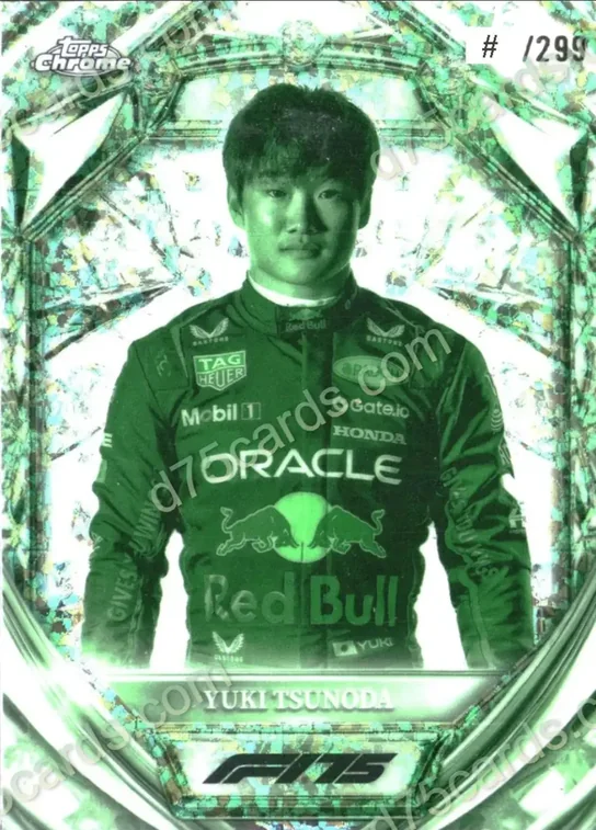 2 Yuki Tsunoda Night Vision Mini-Diamond Refractor /299