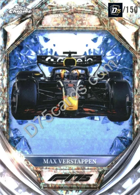21 Max Verstappen Blue Mini-Diamond Refractor /150