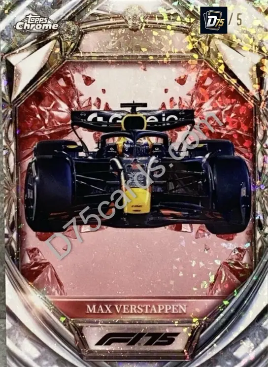 21 Max Verstappen Red Mini-Diamond Refractor /5