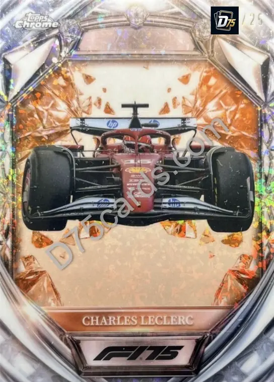 23 Charles Leclerc Orange Mini-Diamond Refractor /25