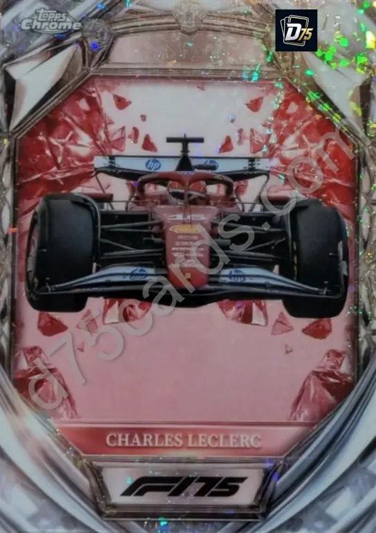 23 Charles Leclerc Red Mini-Diamond Refractor /5