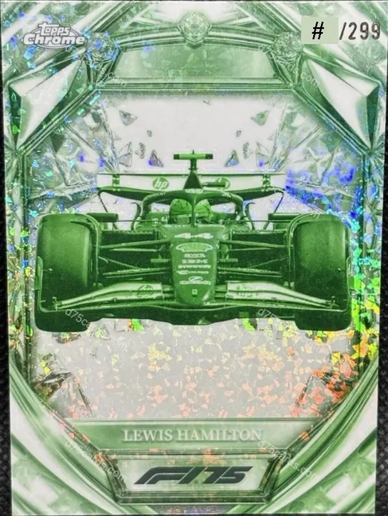 24 Lewis Hamilton Night Vision Mini-Diamond Refractor /299
