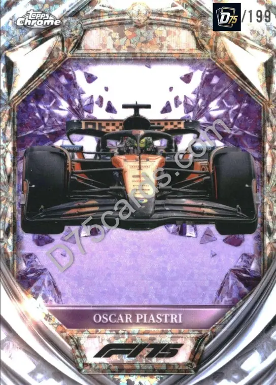 26 Oscar Piastri Purple Mini-Diamond Refractor /199