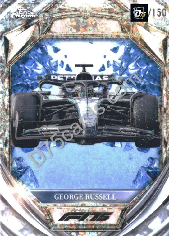 27 George Russell Blue Mini-Diamond Refractor /150