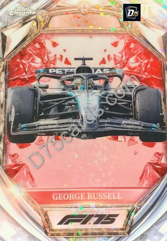 27 George Russell Red Mini-Diamond Refractor /5