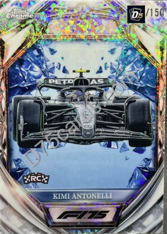 28 Kimi Antonelli Blue Mini-Diamond Refractor /150