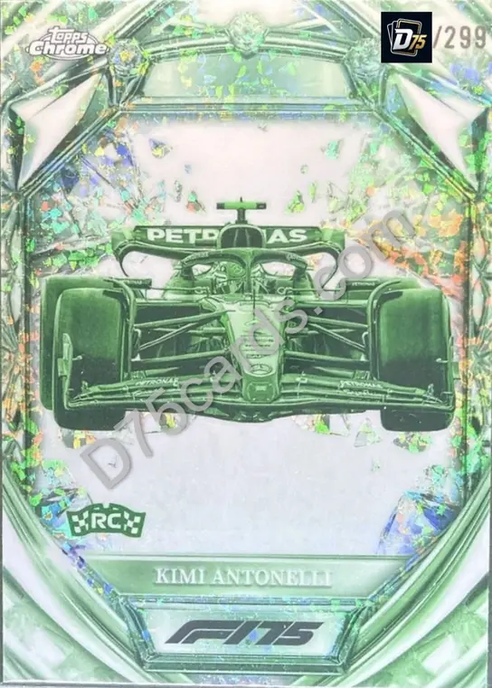 28 Kimi Antonelli Night Vision Mini-Diamond Refractor /299