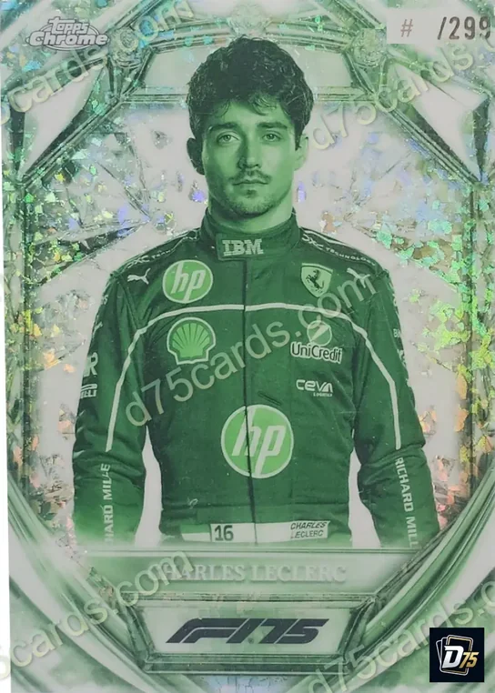 3 Charles Leclerc Night Vision Mini-Diamond Refractor /299