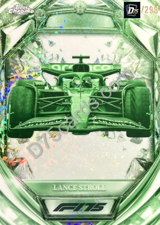 30 Lance Stroll Night Vision Mini-Diamond Refractor /299