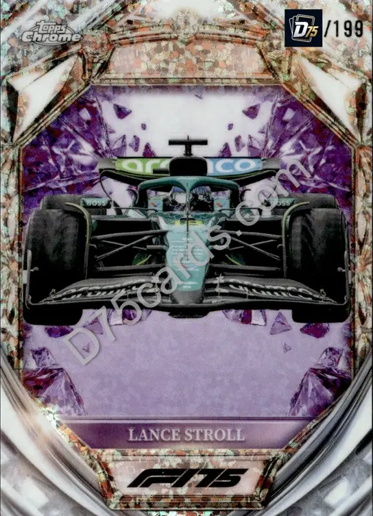 30 Lance Stroll Purple Mini-Diamond Refractor /199