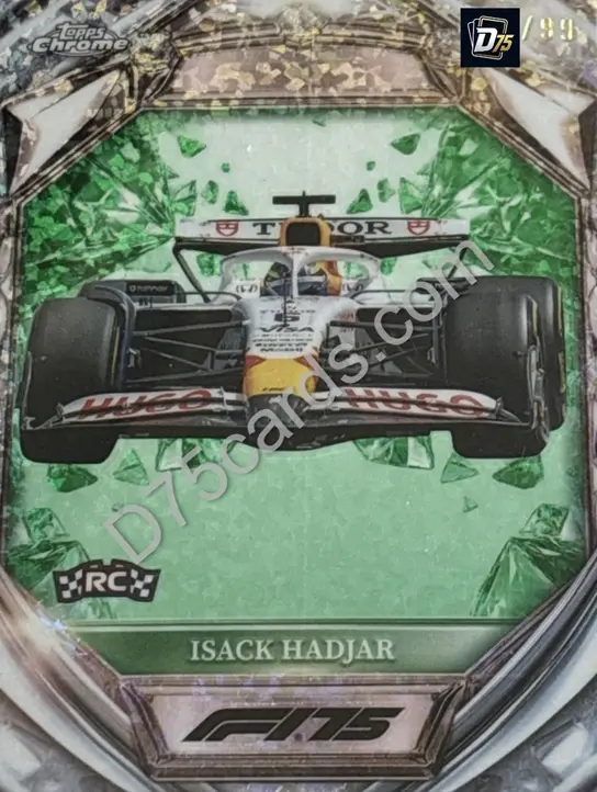 32 Isack Hadjar Green Mini-Diamond Refractor /99