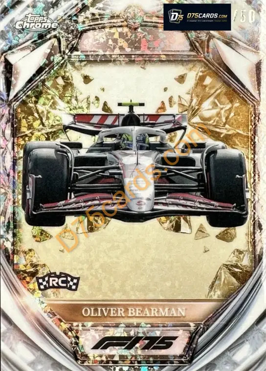 34 Oliver Bearman Gold Mini-Diamond Refractor /50