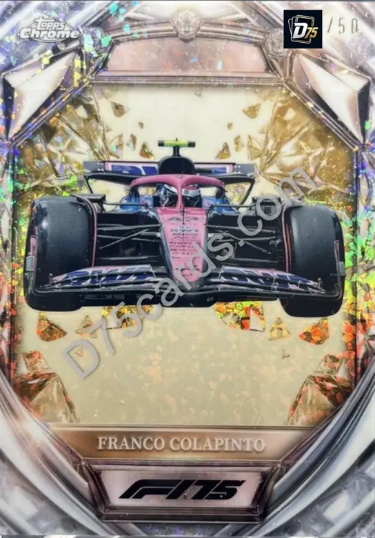 35 Franco Colapinto Gold Mini-Diamond Refractor /50