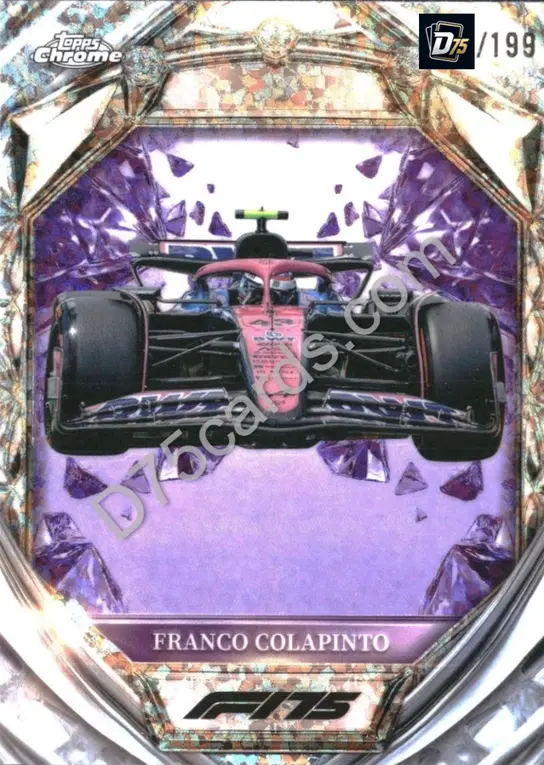 35 Franco Colapinto Purple Mini-Diamond Refractor /199