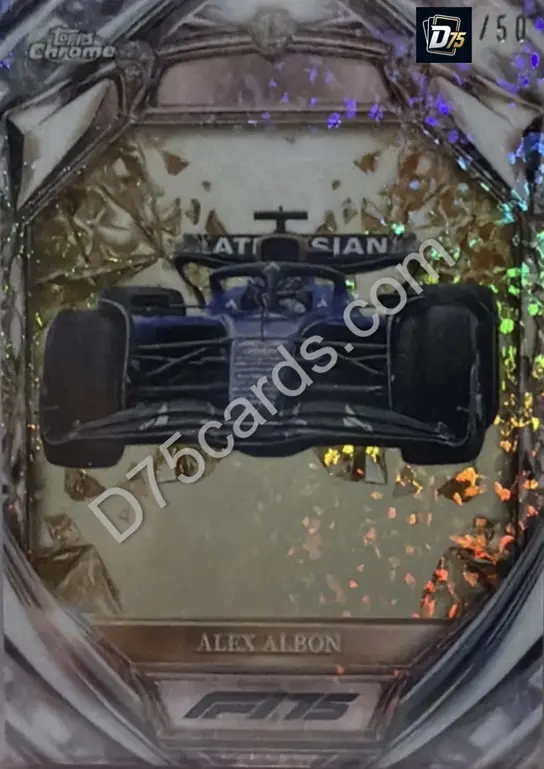 37 Alex Albon Gold Mini-Diamond Refractor /50