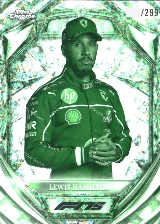 4 Lewis Hamilton Night Vision Mini-Diamond Refractor /299