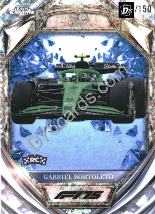 40 Gabriel Bortoleto Blue Mini-Diamond Refractor /150