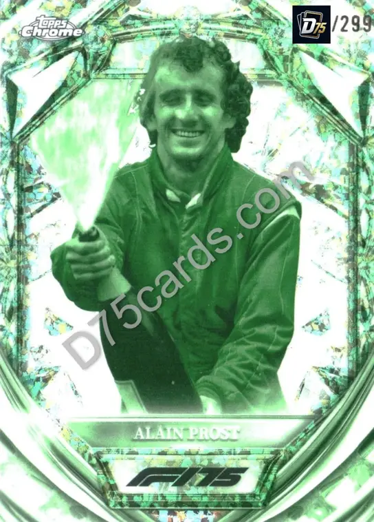 41 Alain Prost Night Vision Mini-Diamond Refractor /299
