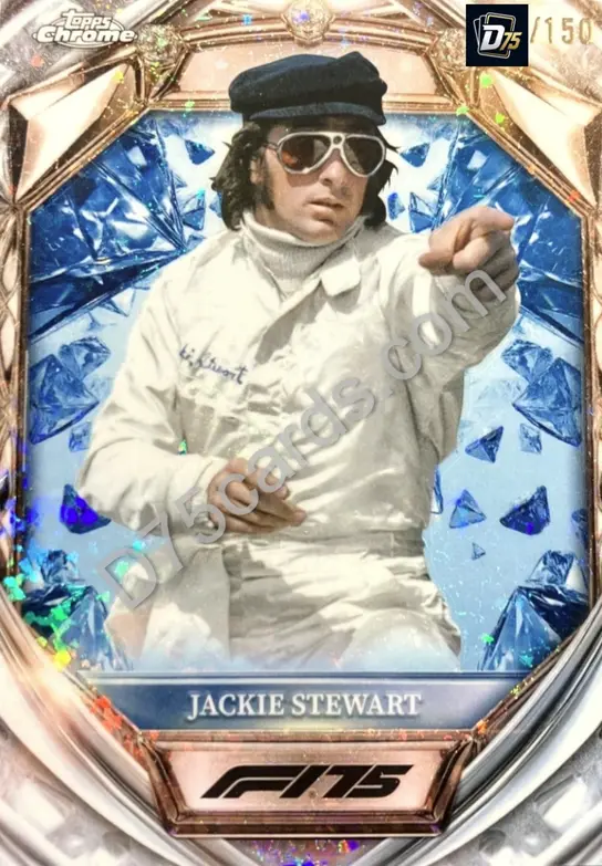 43 Jackie Stewart Blue Mini-Diamond Refractor /150