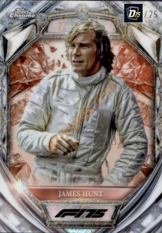 44 James Hunt Orange Mini-Diamond Refractor /25