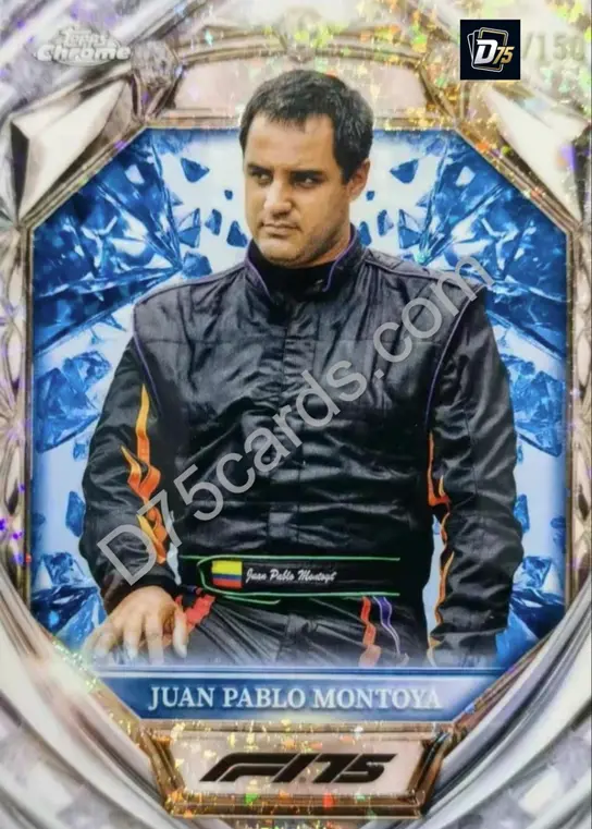 45 Juan Pablo Montoya Blue Mini-Diamond Refractor /150