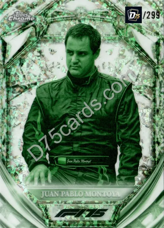 45 Juan Pablo Montoya Night Vision Mini-Diamond Refractor /299