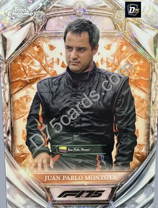 45 Juan Pablo Montoya Orange Mini-Diamond Refractor /25