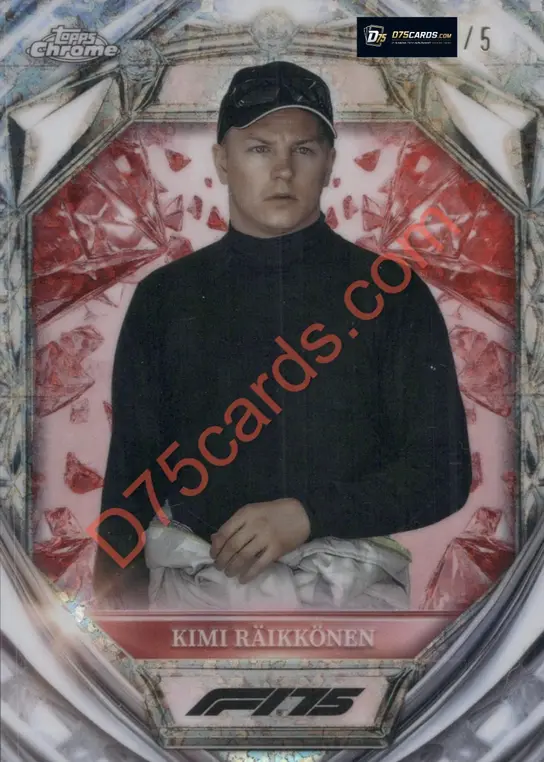 46 Kimi Raikkonen Red Mini-Diamond Refractor /5