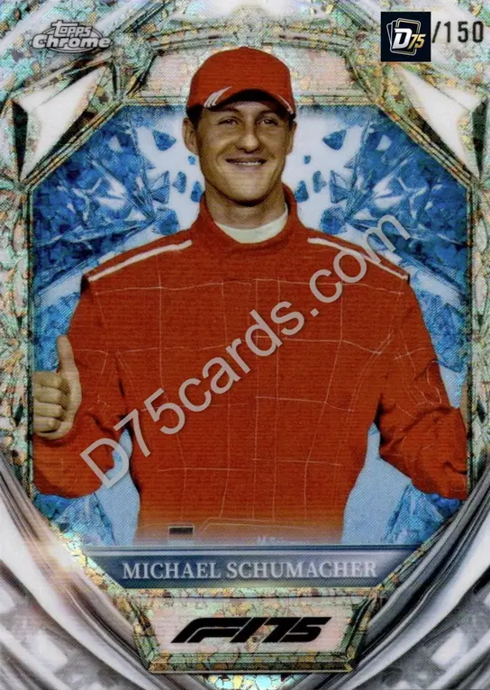 47 Michael Schumacher Blue Mini-Diamond Refractor /150