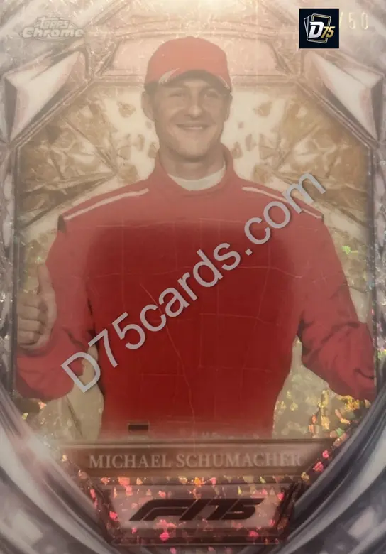 47 Michael Schumacher Gold Mini-Diamond Refractor /50