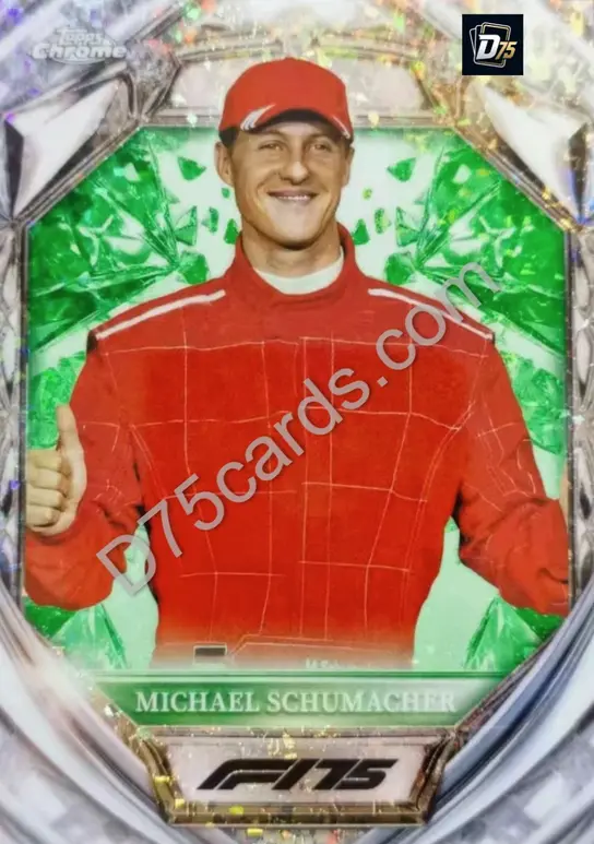 47 Michael Schumacher Green Mini-Diamond Refractor /99