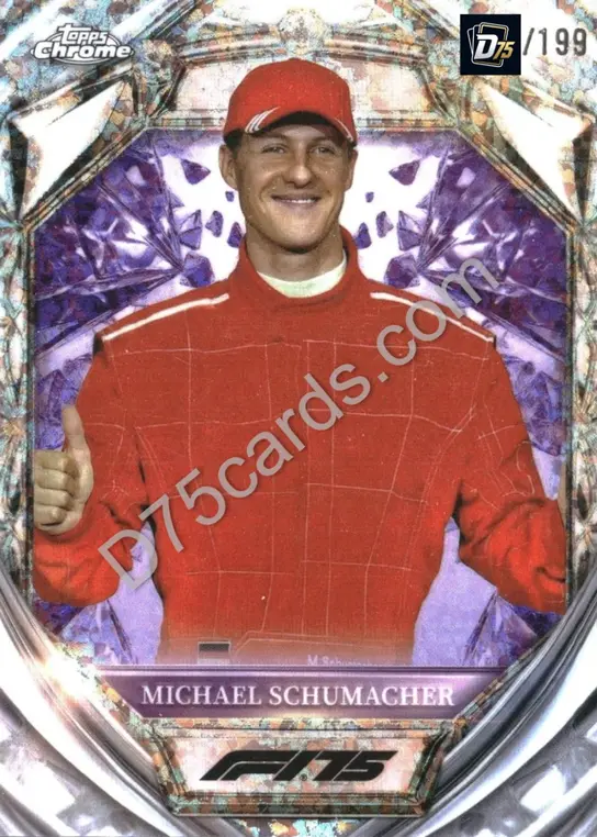47 Michael Schumacher Purple Mini-Diamond Refractor /199