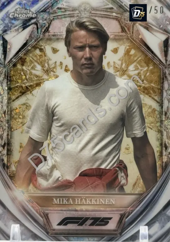 48 Mika Hakkinen Gold Mini-Diamond Refractor /50