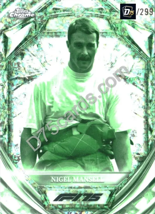 49 Nigel Mansell Night Vision Mini-Diamond Refractor /299