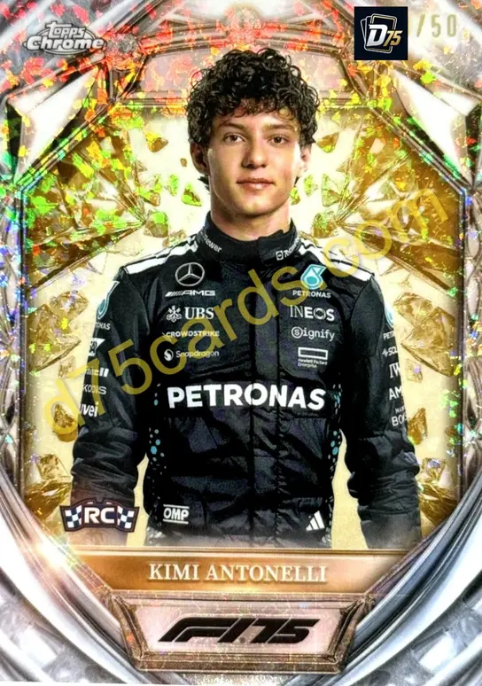8 Kimi Antonelli Gold Mini-Diamond Refractor /50