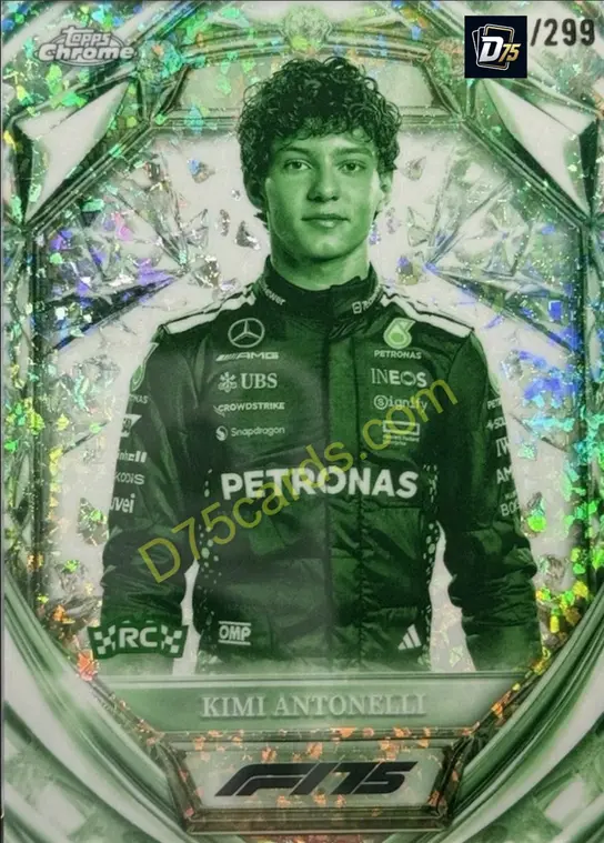 8 Kimi Antonelli Night Vision Mini-Diamond Refractor /299